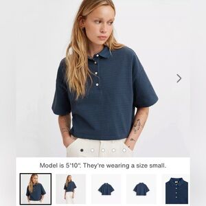 Levi’s size 8 / M ASTRID POLO SHIRT
